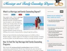 Tablet Screenshot of marriageandfamilycounselingdegrees.com